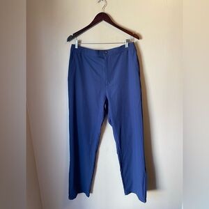 Callaway Navy Blue Caviar Ankle Zip Performance Casual Golf Pants